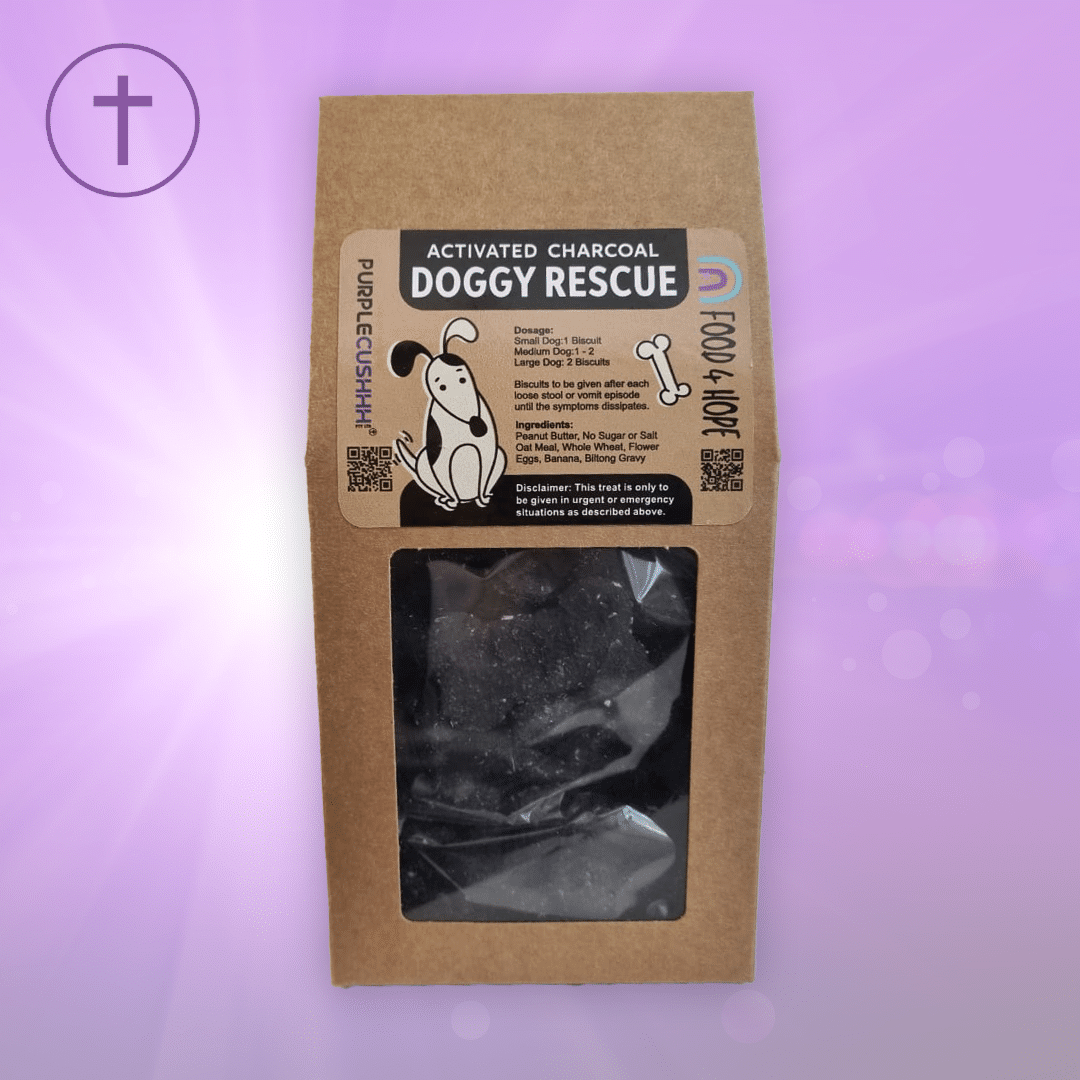 Activated Charcoal Dog Treats | Digestive & Breath Wellness | Purple Cushhh